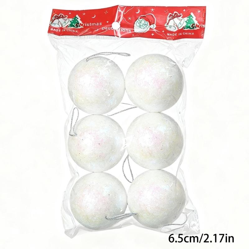 Christmas Decoration Ball, Christmas Sequins Foam Ball. Suitable for Holiday Celebrations and Christmas Tree Decorations