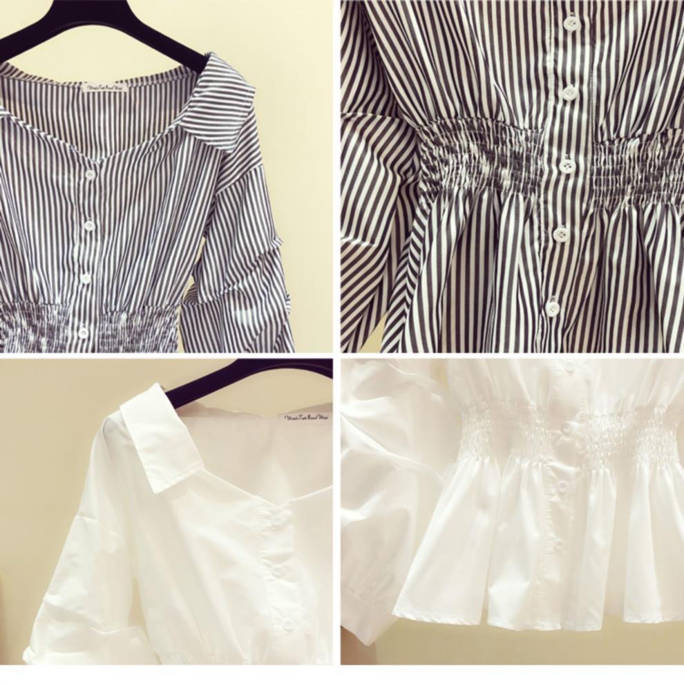 Summer Lim Shirts Slim Temperament Design Shirt Woman Women Blouse Blusas Para Mujer Korean Reviews Many Girls Clothes