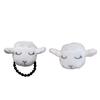 Cute Girls 3D Plush Lamb Elastic Hair Rope Ponytail Holder Brooch