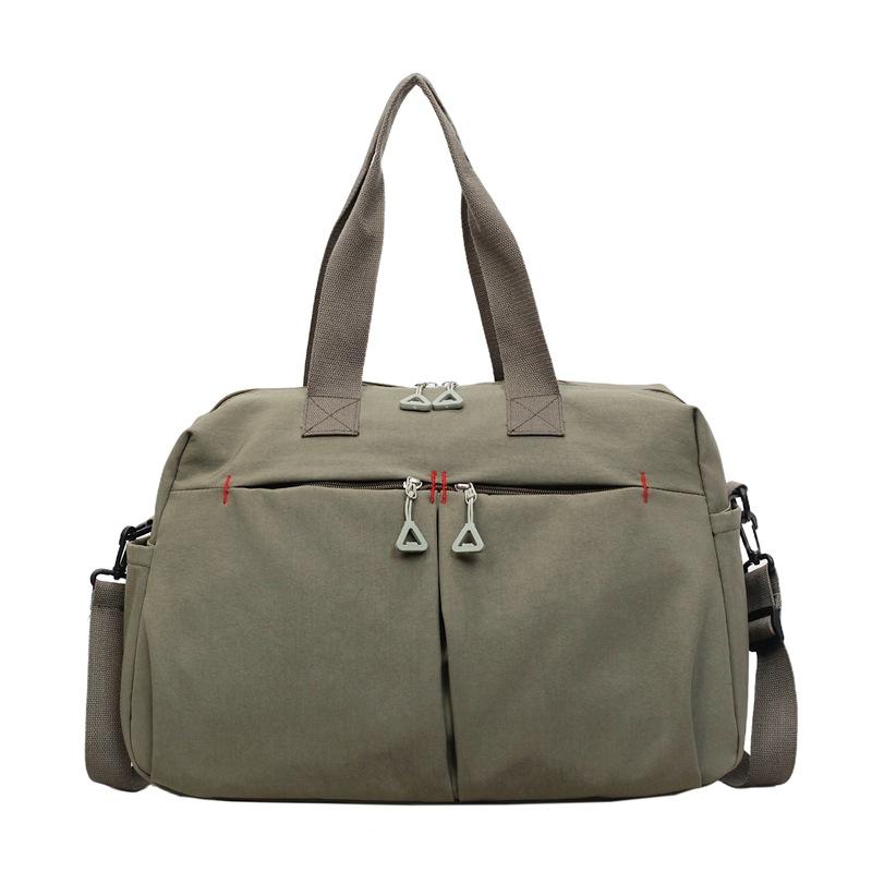 Large Capacity Fitness Bag Multi-Pocket Commuter Shoulder Crossbody Bag Short Travel Duffel Bag