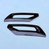 For Mitsubishi Outlander    2024 ABS Glossy Black Rear Fog Light Frame Cover Trim Tail Bumper Strip Car Accessories