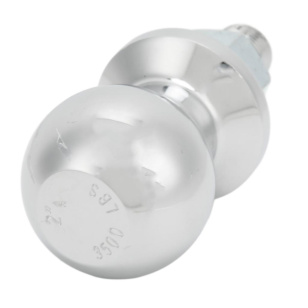 2-Zoll Anhängerkuppelkugel 3/4x1-3/4-Zoll Schaft Universal 3500LBS Langlebiger Stahl Verchromt Wohnwagen Abschleppkugel