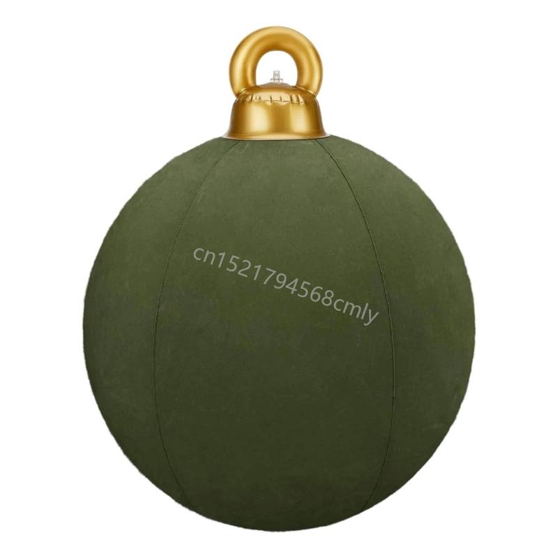 

Inflatable Ornaments Balls Outdoor 24 Inch Large Inflatable Christmas Balls, Reusable Blow Up Christmas Ornaments, 6XDE