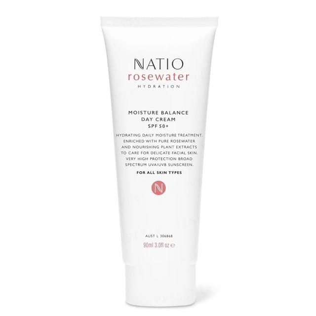 NATIO - Rosewater Hydration Moisture Balance Day Cream SPF 50+ 90ml