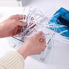 Hand-Crank A4 Document Shredder, Manual Strip-Cut Paper Shredder for Home/Office Use