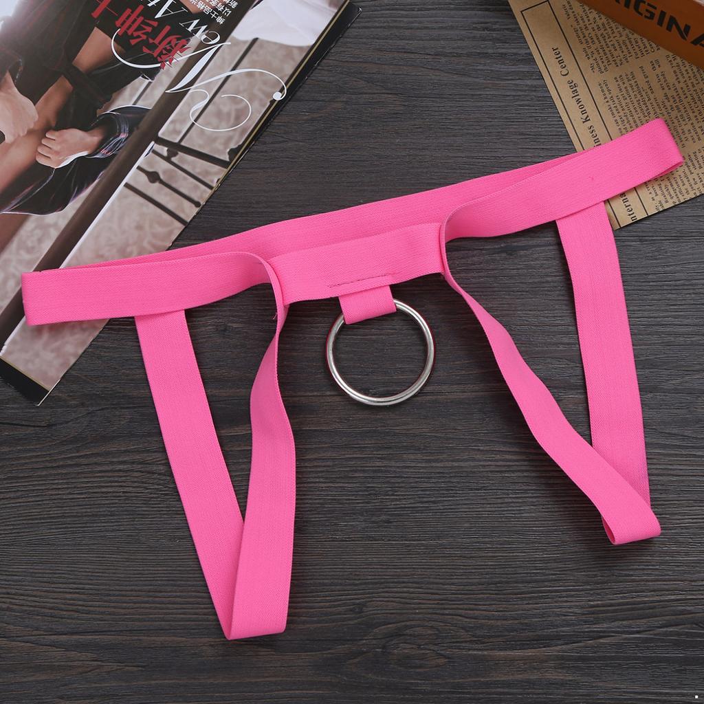 Lencería para hombre, tanga sin entrepierna, suspensorio, bragas, ropa interior Sexy para hombre