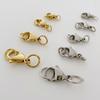 20pcs 9-15mm Stainless Steel Gold Plated Lobster Clasp Jump Rings for Bracelet Necklace Chains DIY Jewelry Making Findings