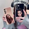 Hailee Steinfeld Clear Mobile Phone Case for Samsung Galaxy S25 S24 S23 S22 S21Plus FE Ultra Colorful Cover