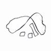 LR025664 Plastic Value Cover Seal Gasket For Range Rover 2.0 Discovery 2010 Land Rover Sports 2014