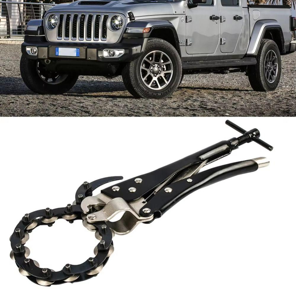 Rolling Chain Pipe Cutter Chain Lock-Grip Tailpipe Cutter Exhaust Pipe Cutter  Three-Way Catalytic