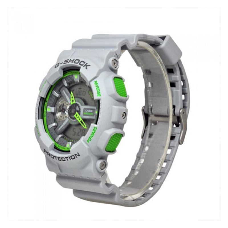 Casio CASIOG-SHOCK YOUTH Series Fashionable Neon Color Classic Large Dial Design Sports Waterproof, Shockproof and Antimagnetic Quartz GA-110TS-8A3