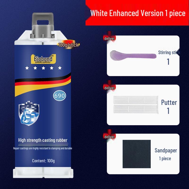 

Універсальний Водонепроникний Зварювальний Клей для Металу, Радіаторів, Паливних Баків та Труб - Міцний, Стійкий до Протікання Клей