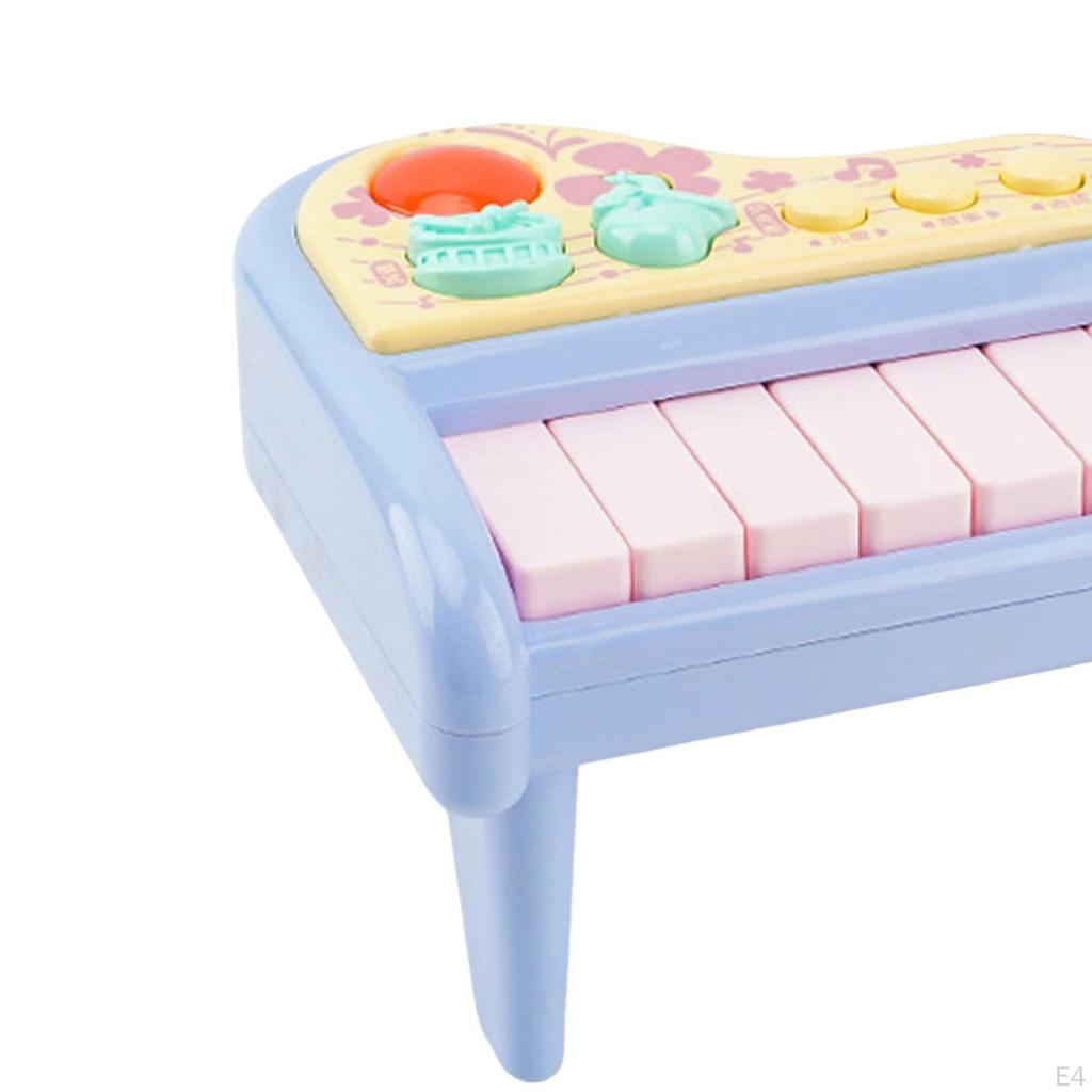 Baby Music Piano Toy Sensory Birthday Gift with Light Sounds Electronic for Boys