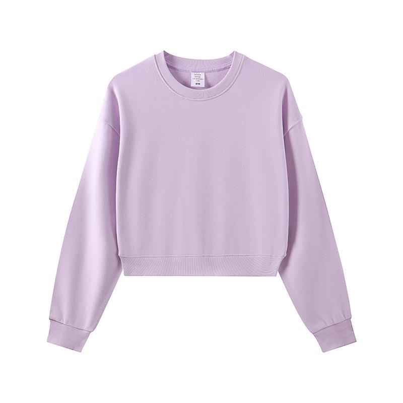 Spring and Autumn New Fashion Women s Top Heavy G Big Hair Ring Solid Color Crew Neck Sweater XL 2780₽