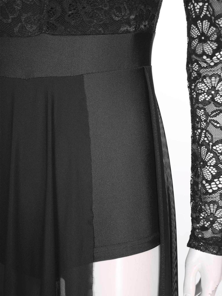 Lyriske latinske dansekjoler for kvinner Asymmetrisk trikot med skjørt Moderne, moderne dansedrakt