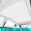 Dla Tesli Model 3 Y Juniper 2026 2026 Samochód Tkanina Lodowa Klamra Osłona Przeciwsłoneczna Dach Panoramiczny Osłona Przeciwsłoneczna Przód Tył Dach Panoramiczny Dach Szklany Akcesoria