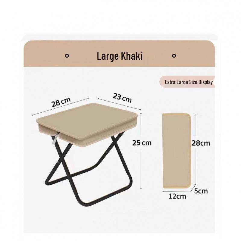 Přenosné skládací venkovní křeslo s opěrkou pro kempování, piknik, grilování, rybaření a kreslení