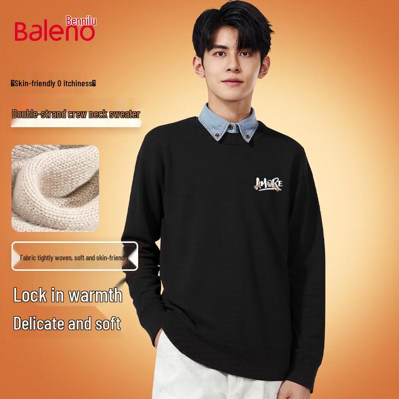 Baleno Men's Relaxed Fit JPB Graffiti Round Neck Sweater