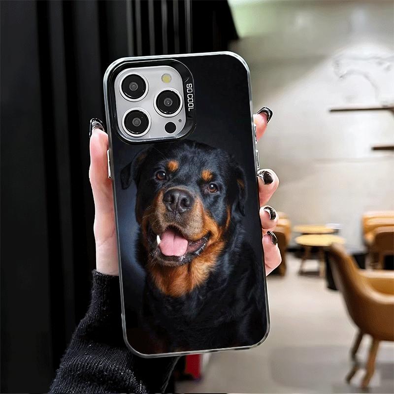Rottweiler Dog Shockproof Phone Case for iPhone 17 Air 16 16E 15 Pro Max 14 Plus 13 Mini 12 Back Cover Anti Fall Fundas