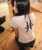 BOUNDARY Decalcomania Big Logo Back Print Short Sleeve T-Shirt [Ivory]