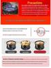 Weili Double Burner Gas Stove: Built-in/Portable, Natural Gas & LPG Compatible, High-Power Nine-Chamber Cooktop.