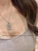 Dámský vysoce kvalitní stříbrný diamantový přívěsek na náhrdelníku - Nádherný lehký luxusní choker