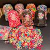 100 Pcs/Bag Girls Lovely Candy Cartoon Colors Solid Elastic Hair Bands Children Cute Srunchies Rubber Bands Kid Hair Accessories