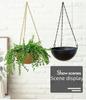 Iron Hanging Flower Pot for Hydroponic and Succulent Plants, European Garden Decoration