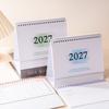 Thick Paper 2027 Desk Calendar Yearly Agenda Standing Flip Calendar Work Reminder