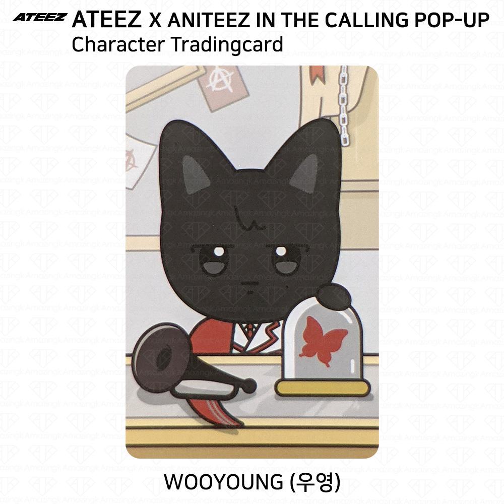 ATEEZ X ANITEEZ IN THE CALLING POP-UP Unitate Carte de Colecție MD KPOP K-POP Seonghwa