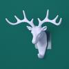 Antler Hooks for WallsNo Need for Drilling Strong Hanging Clothes Sticky Hooks for WallsDeer Head Decorative Hooks Key Hooks