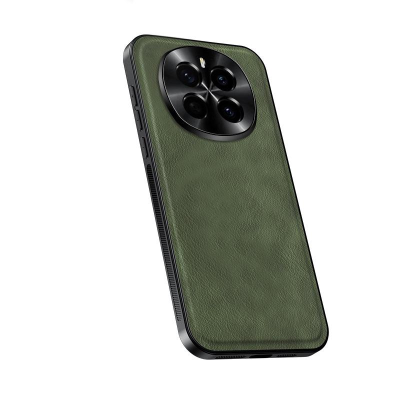 Applicable To Huawei Honor Magic8Pro Metal Lens Magnetic Mobile Phone Case Leather Pattern Honor 600Pro Protective Case
