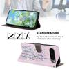 Custodia in Pelle a Portafoglio Flip per iPhone 17 16 15 14 13 12 Pro Max Plus Mini 17 Air Carina con Stampa Fiore Farfalla Cover Posteriore per Telefono