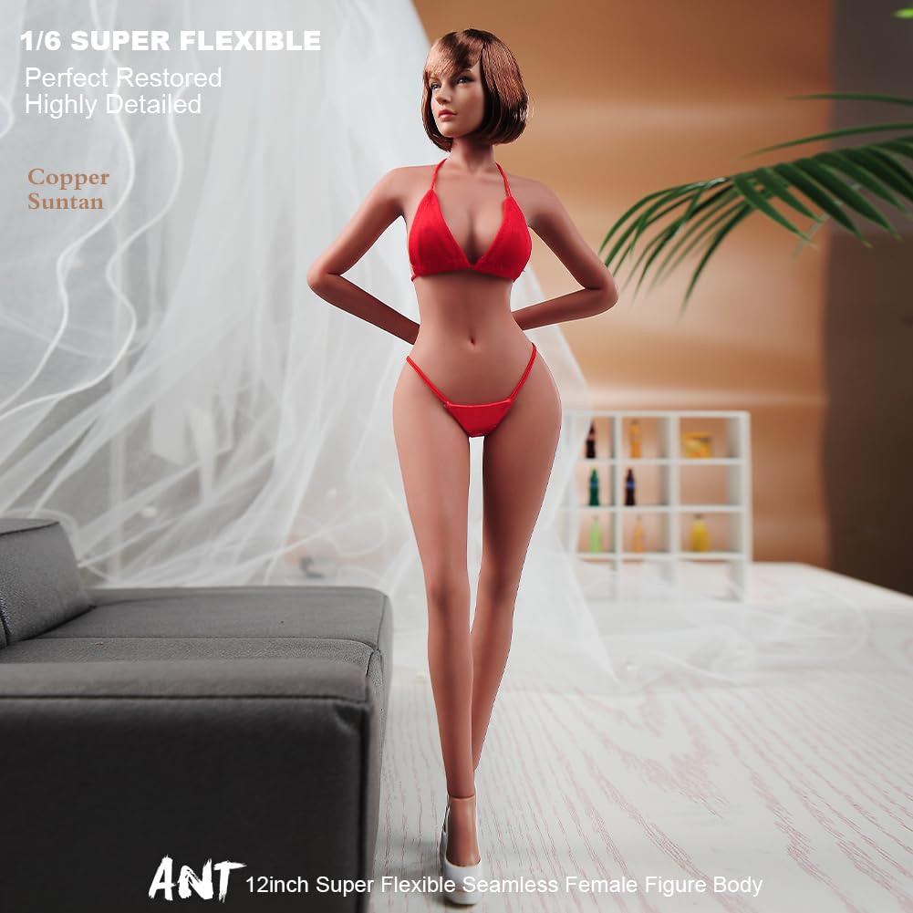 Proportional Makeup Female Body and Clothes Super Flexible Joint Movement Diagram Blue Beauty Black Skin Seamless Body Large Breasts Hobby Collection