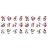 Christmas Snowman Ornaments Cartoon Snowman Hanging Decoration Xmas Tree Wooden Crafts for Tree Car Holiday Home Decor
