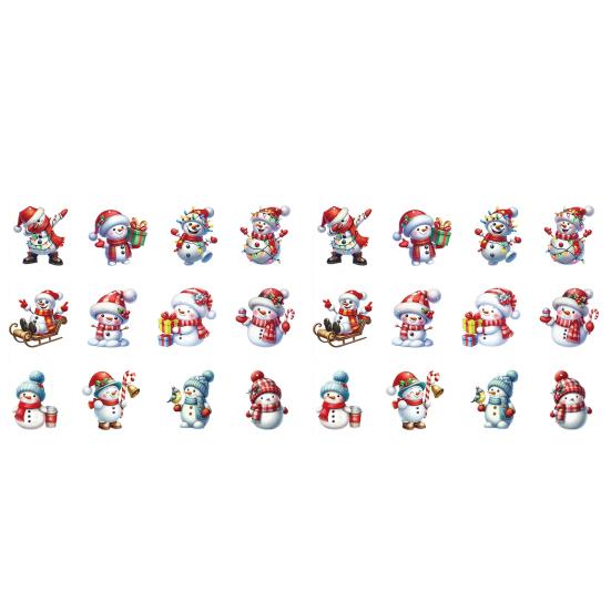 Christmas Snowman Ornaments Cartoon Snowman Hanging Decoration Xmas Tree Wooden Crafts for Tree Car Holiday Home Decor