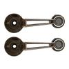 2 manivelas elegantes para ventana de coche, manivelas manuales para ventana, ajuste directo para camioneta F100 1978-1996