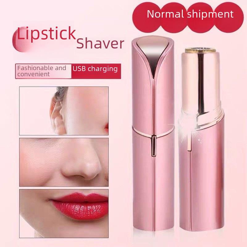 Electric Lipstick Shaver & Eyebrow Trimmer for Women | Mini Facial Hair Removal Device