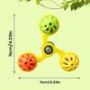 Bite-Resistant Interactive Parrot Mental Stimulation Chewing Bird Entertainment Play Rotating Windmill Bird Cage Accessories