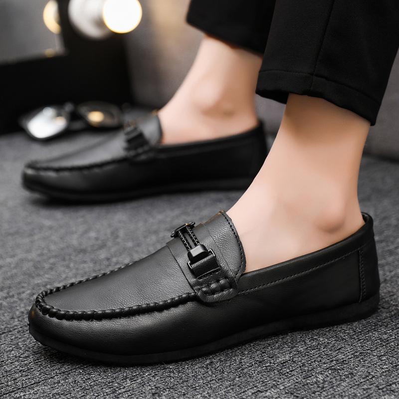 Vīriešu apavi Espadrilas kedas Vīriešu ikdienas apavi Luksusa ādas laivu braukšanas apavi Trend Loafers Mokasīni Apavi vīriešiem Vīriešu apavi