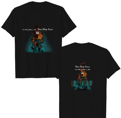 Camiseta Pesada para Hombre Gira Conjunta 2023 de Three Days Grace y Chevelle