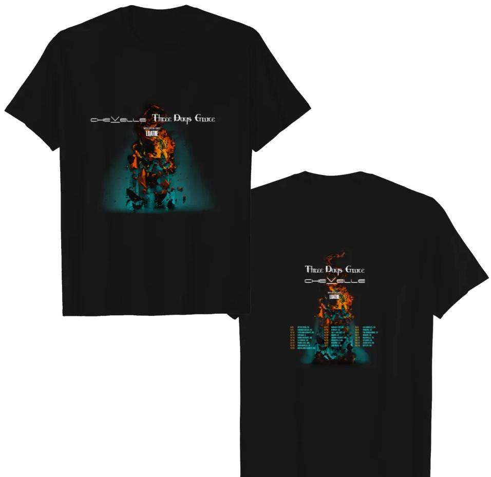 

Three Days Grace & Chevelle 2023 Co-Headline Tour Heavyweight T-shirt Men s M