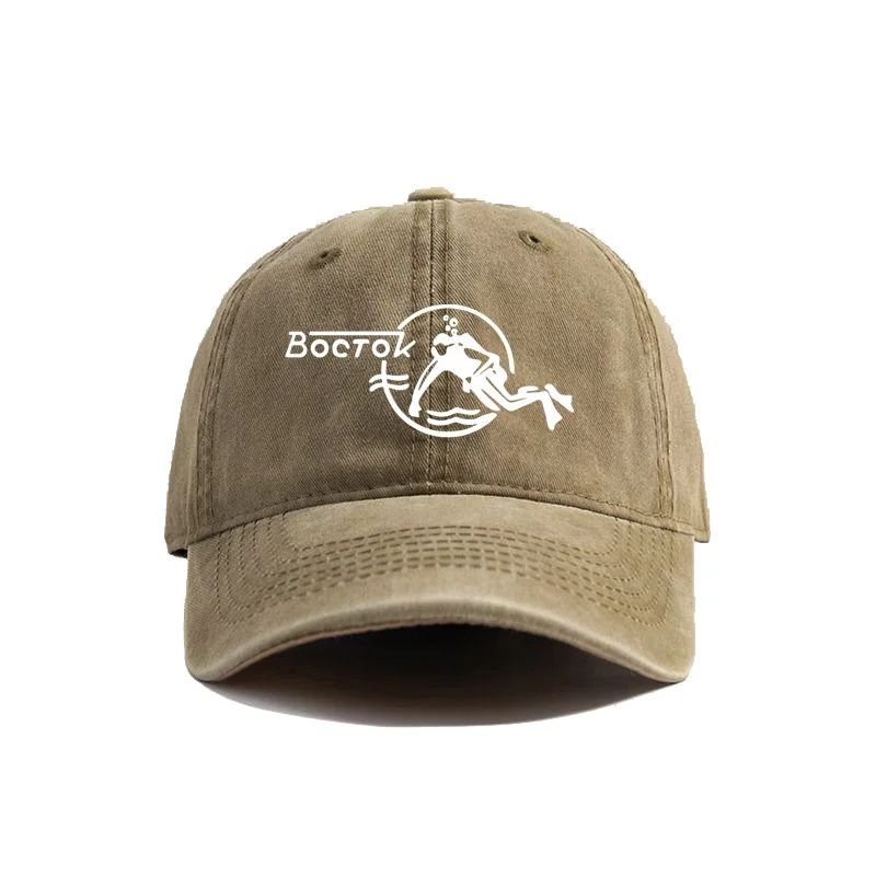 Vostok Scuba Dude Baseballkappen Distressed Hüte Kappe Herren Damen Retro Outdoor Sommer Verstellbare Hüte Papa Geschenk
