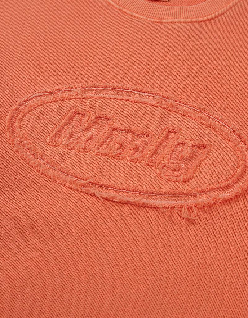 MMLG [Mmlg] Dyed Applique Sweat (Orange)