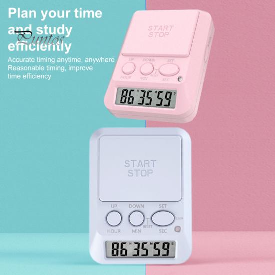 Learning Timer for Studying Countdown Date Timer Beep Light Timer Clock Multi-Function Electronic Clock Timers Cute Digital Timer for Gym Break Time