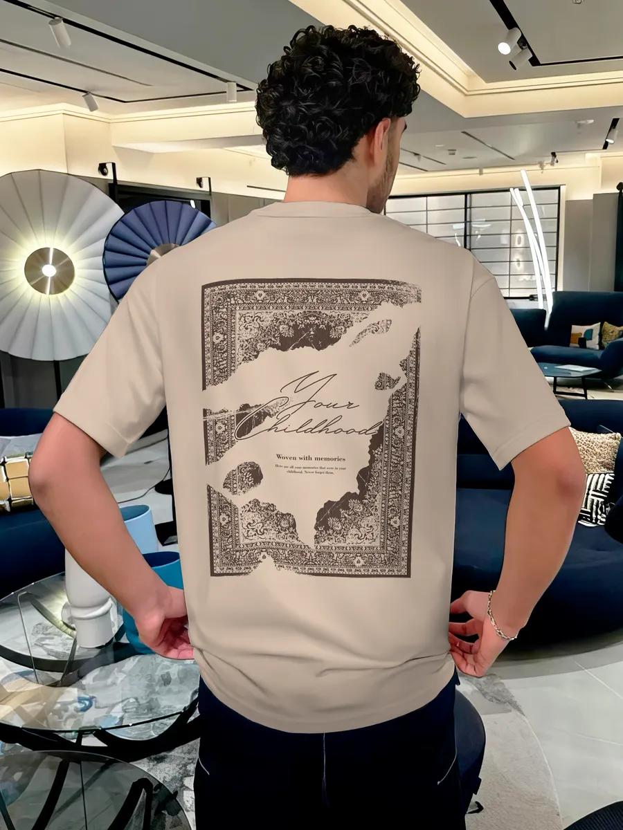 T-shirt with volleyball sport game print 2XL