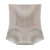 Women Underpants High Waist Lace Embroidery Flower Tummy-control Butt-lifted Thin Soft