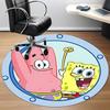 1pcSpongeBob Patrick Office Round Area Rug, Indoor Mat Suitable For Office, Bedroom Living Room Home Decor, Room Deco,  Offic a0928114