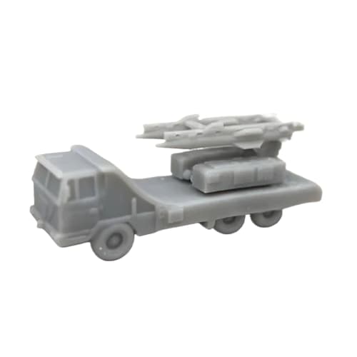 5PCS Military Model HQ-12A Air Defense Missile 1/700 1/350 Resin Model Tank DIY Assembly Hobby Toy Collection Interceptor Missile (1/700)