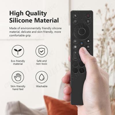 For TCL RC923A/RC813A Remote Control Protective Cover Anti-Scratch Silicone Protect Case Waterproof Dustproof Smart TV RC Shell